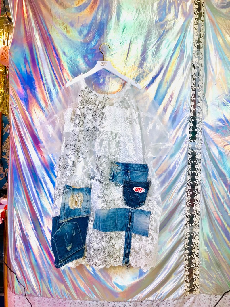 OTT独一无二•Unique 透视绣花连衣裙Embroidered Laces Dress - 洋装/连衣裙 - 其他材质 白色