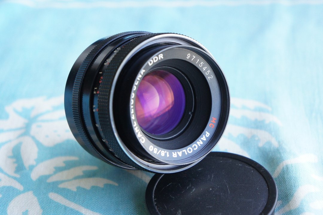 标准焦 Carl Zeiss Jena DDR MC PANCOLAR 1.8/50 镜头适用于 M42 PRAKTICA、ZENIT - 相机 - 其他材质 