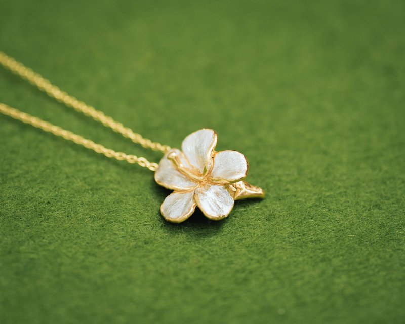 扶桑花项链 - 日式 - 坠头与链子 - 扶桑花 - 项链 - 其他金属 金色