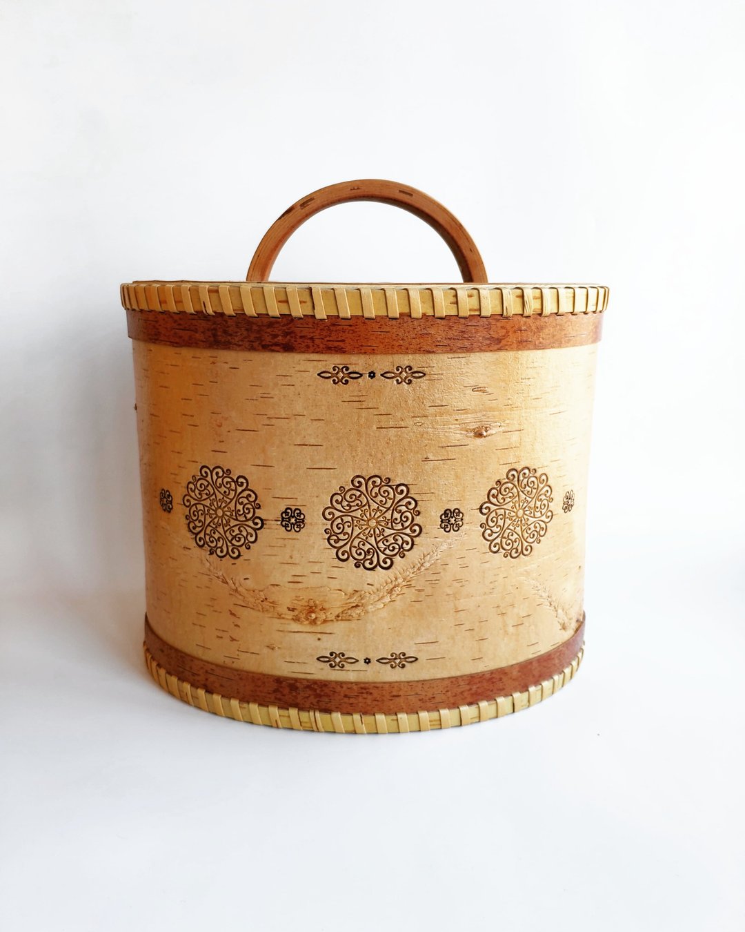 Birch bark box - 调味罐/酱料瓶 - 木头 