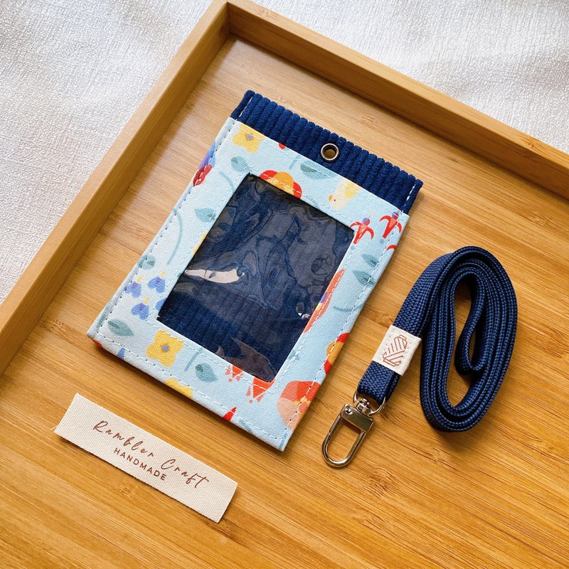 证件套 识别证卡套 悠游卡套 挂颈卡套 Card Holder  小鹦鹉款 - 证件套/卡套 - 棉．麻 