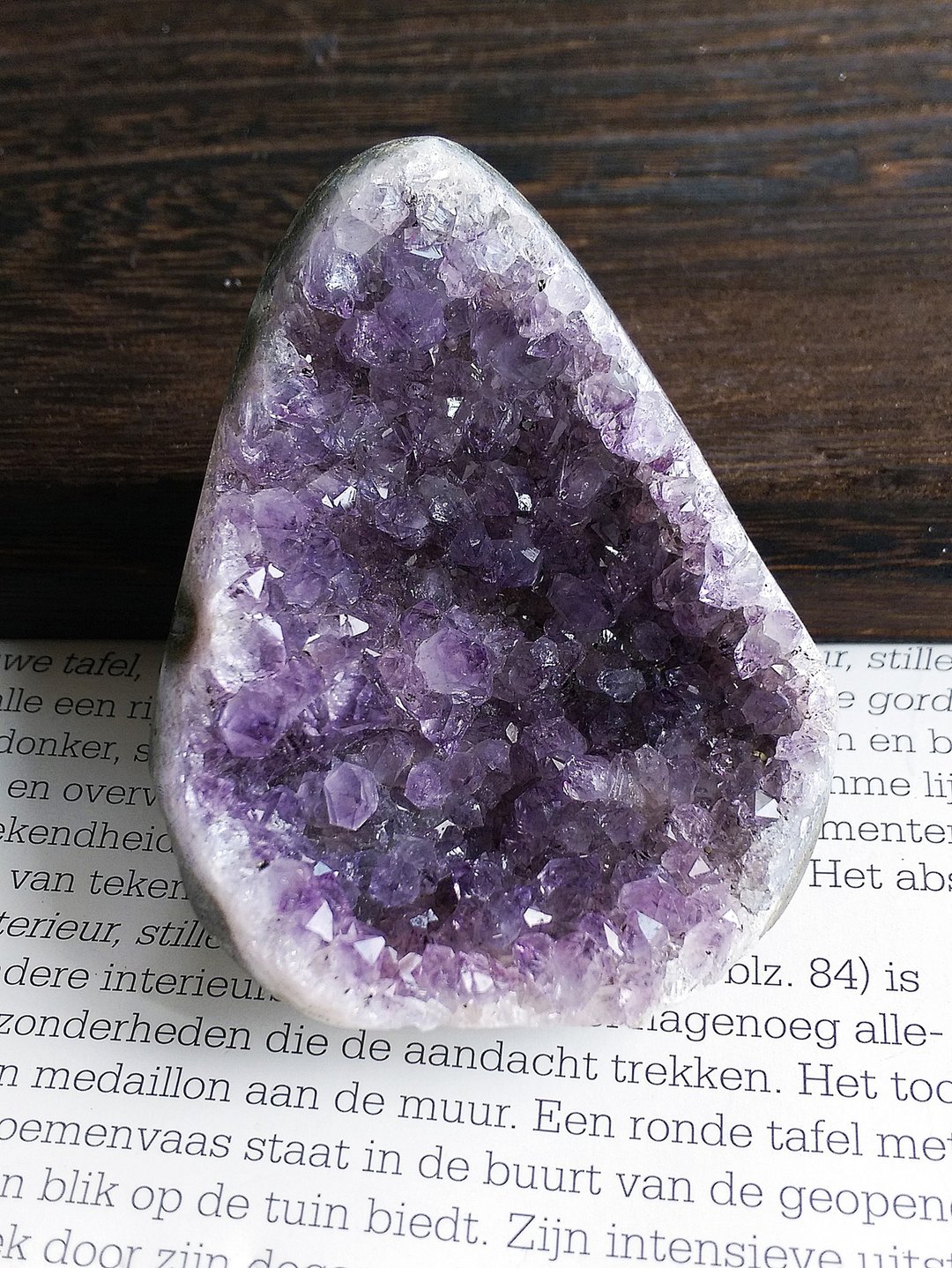 Amethyst 巴西产地 原皮紫水晶 小晶洞 天然矿石 原矿 - 摆饰 - 其他材质 