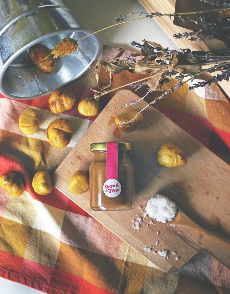 焦糖海塩栗子抹酱 90ml/200ml - 果酱/抹酱 - 新鲜食材 咖啡色