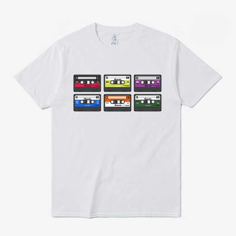 换季特卖 经典 录音带 卡带 音乐普普风个性纯棉T桖T-shirt - 男装上衣/T 恤 - 棉．麻 