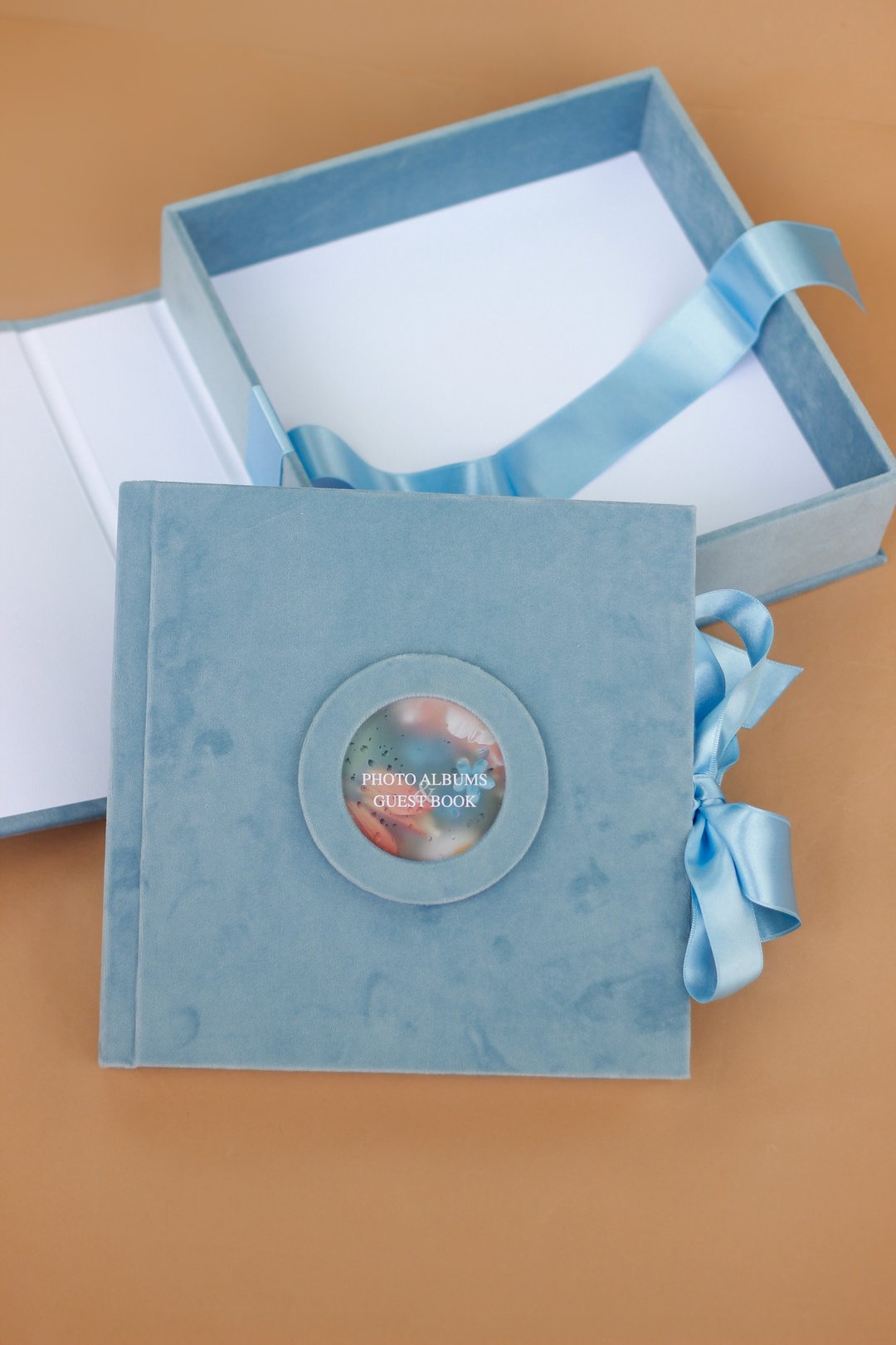 Photo album with storage box, wedding album,guest book - 相簿/相册 - 纸 多色