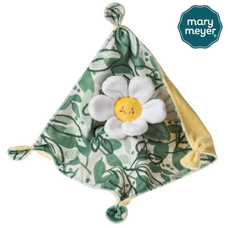 快速出货【MaryMeyer】柔软安抚巾-微笑小雏菊 - 玩具/玩偶 - 棉．麻 绿色