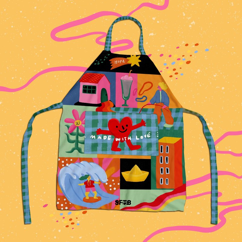 Lunar Society Apron - 围裙 - 聚酯纤维 多色