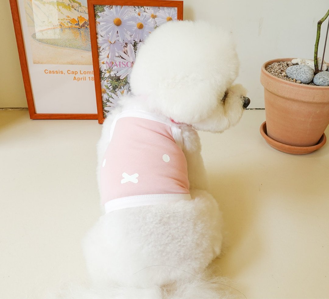 \预订/ Miffy 夜光糖果短上衣 - 粉白 | 春夏必备 | 韩国制 - 衣/帽 - 棉．麻 粉红色