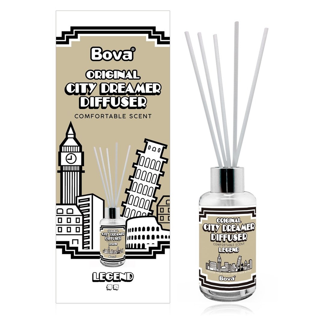 【官方现货】法柏Bova 扩香瓶 城市梦想家 传奇 100ml - 香薰/精油/线香 - 其他材质 白色
