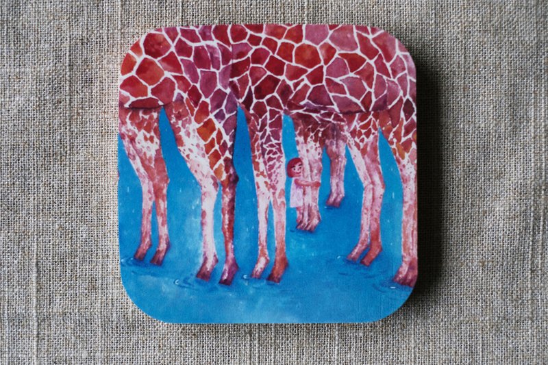 Miss you too | 方形 | 硅藻土杯垫 - 其他 - 其他材质 多色