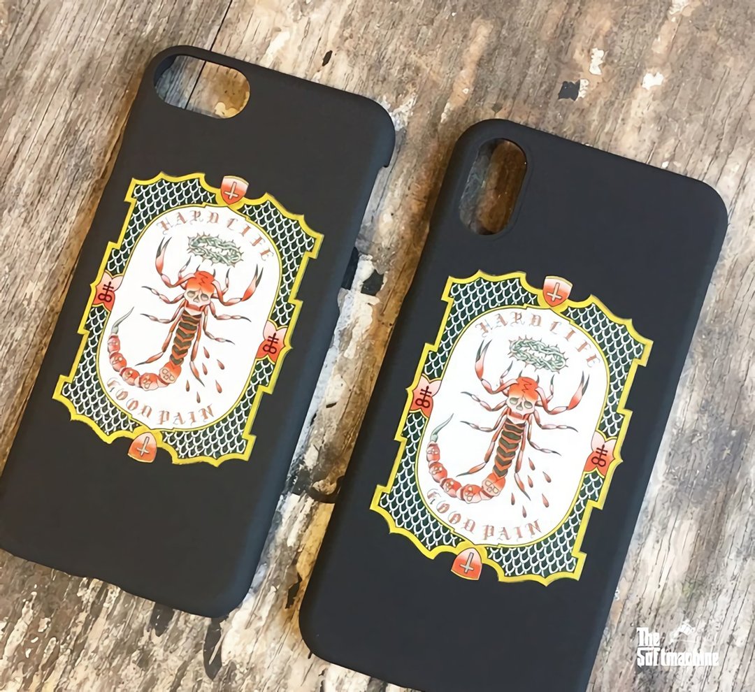 Softmachine Good Pain Scorpion iPhone Case刺青毒蝎手机保护壳 - 手机壳/手机套 - 其他材质 黑色
