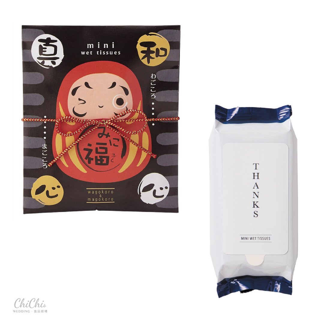 2025婚礼推荐 达摩湿纸巾Minifuku - 其他 - 纸 黑色