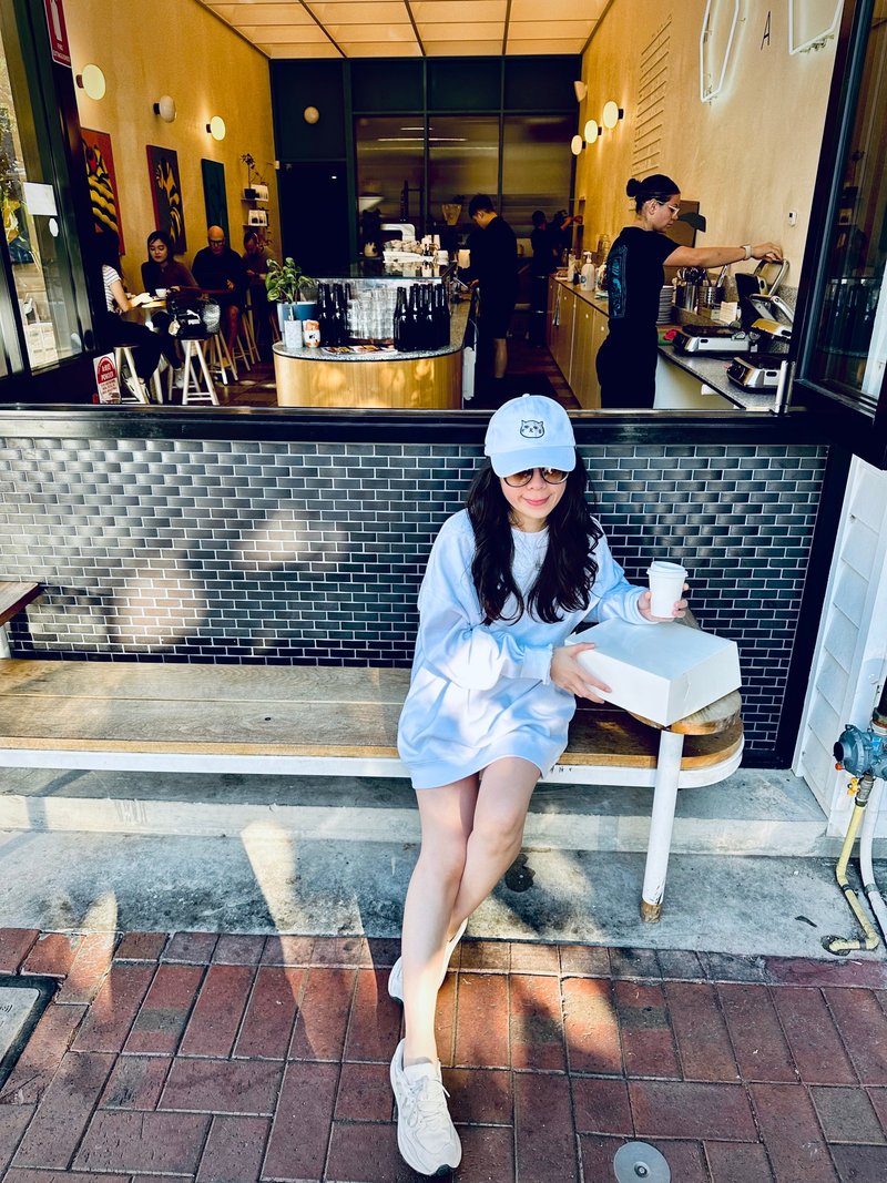 【WKND】灰白猫 硬顶棒球帽 软顶老帽 鸭舌帽 - 帽子 - 棉．麻 