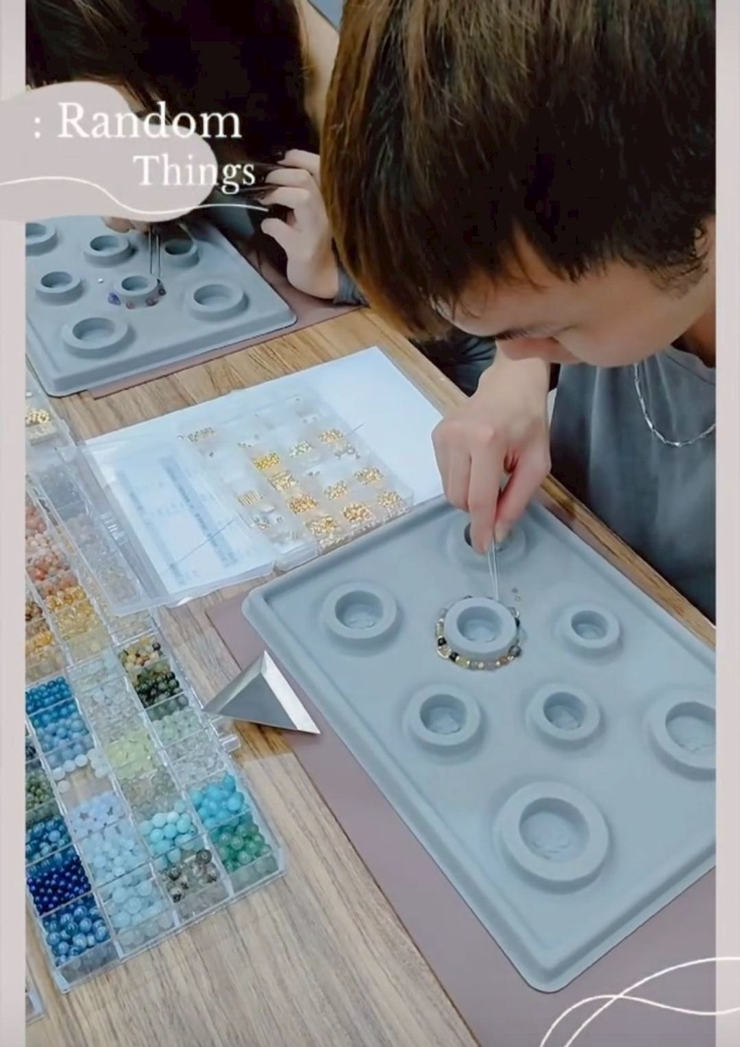 B 开运组合 水晶手链 + 吊饰 体验课程 疗愈手作 - 金工/饰品 - 水晶 