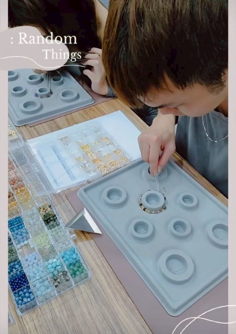 B 开运组合 水晶手链 + 吊饰 体验课程 疗愈手作 - 金工/饰品 - 水晶 