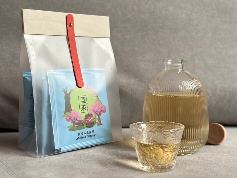 【阿里山乌龙茶茶包】 原叶立体茶包 随手包-五入 |亘茶 茶叶 - 茶 - 新鲜食材 蓝色