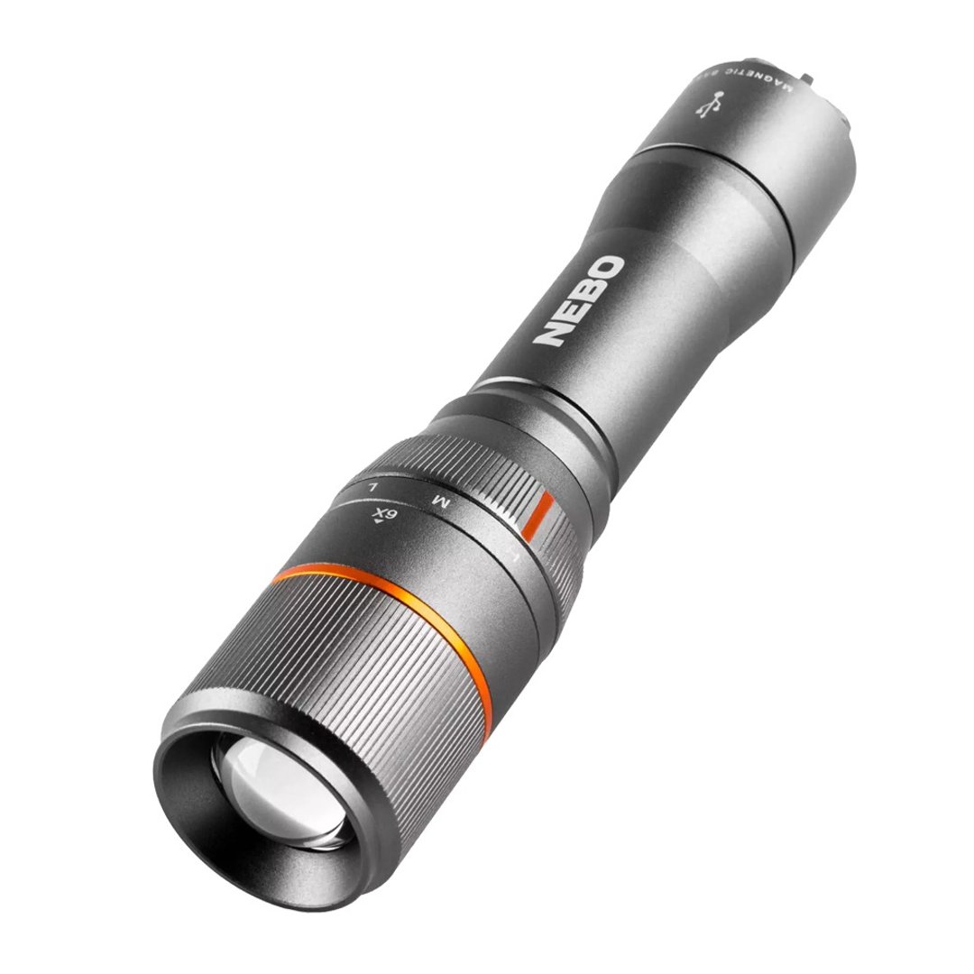 【NEBO】达文西 切换型手电筒-USB充电 1000流明 IP67 - 露营用品 - 其他金属 黑色