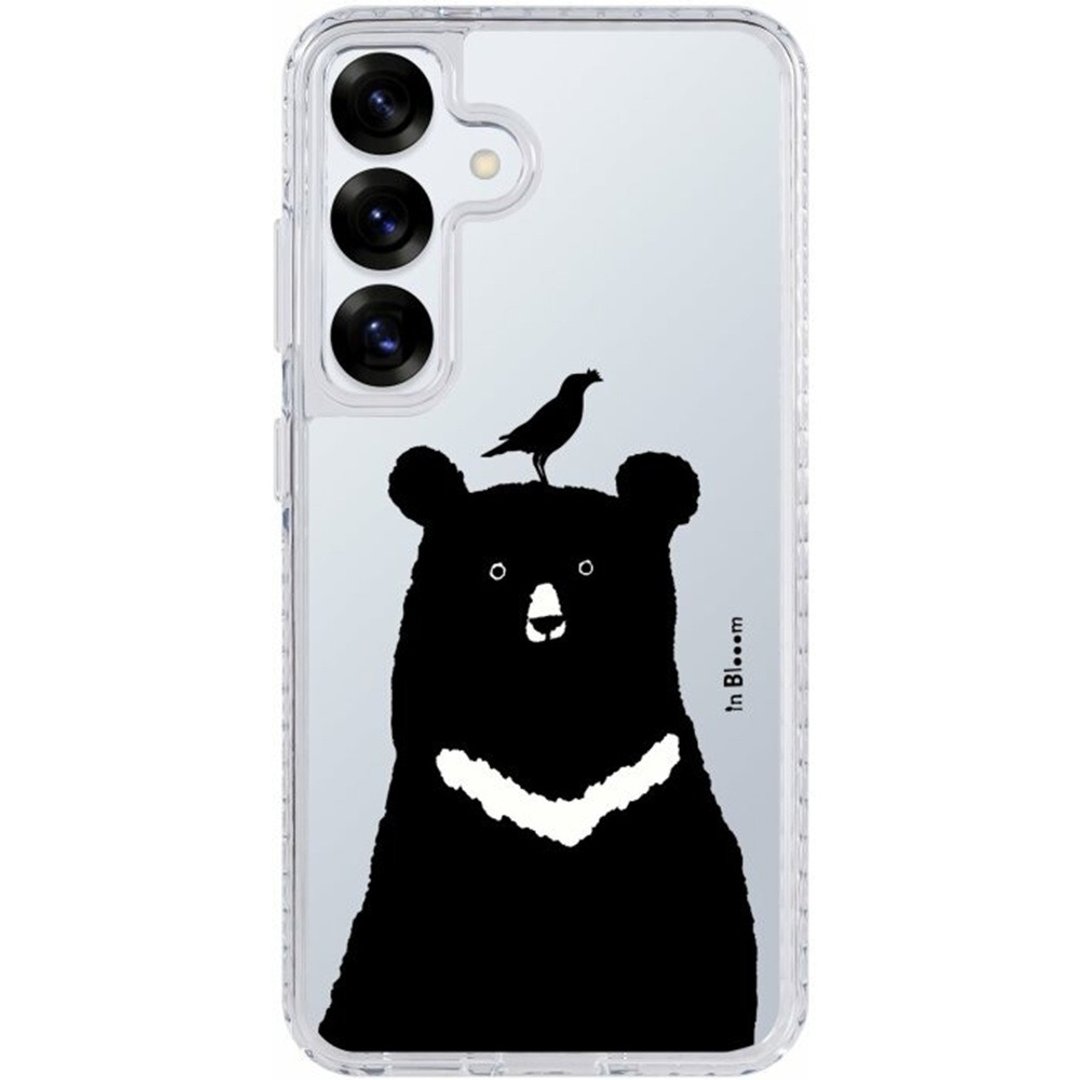 【预购】三星手机壳/Samsung Galaxy S25/动物园/台湾黑熊与八哥 - 手机壳/手机套 - 其他材质 透明