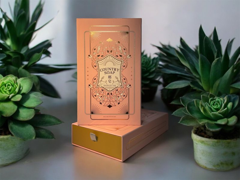 【送礼礼盒】粉钻级万用推荐御藏礼盒一3入手工皂 - 肥皂/手工皂 - 植物．花 