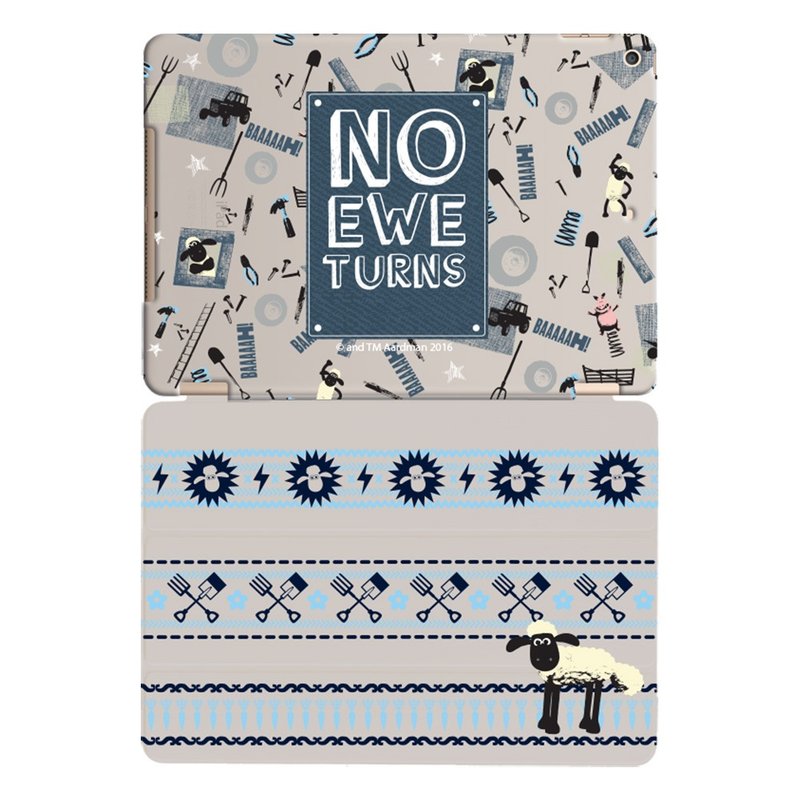 笑笑羊正版授权(Shaun The Sheep)-iPad水晶壳：【笑笑羊乐园】《iPad Mini》水晶壳(灰)＋Smart Cover(灰) - 平板/电脑保护壳 - 塑料 灰色