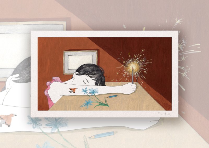 艺术微喷复制图 | 生活短篇集【梦】 - 海报/装饰画/版画 - 纸 咖啡色