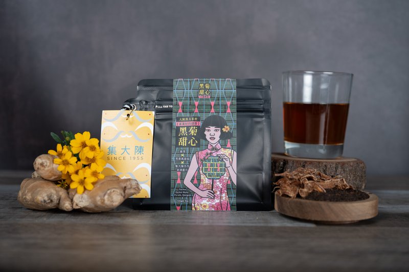 【随行包】黑菊甜心 | 大陈汉方茶饮 (15 入) - 茶 - 其他材质 黑色