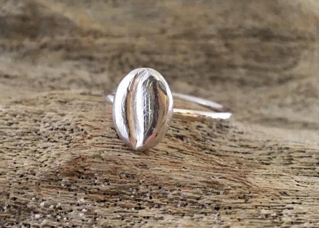 Coffee beans ◆ SV ring - 戒指 - 其他金属 
