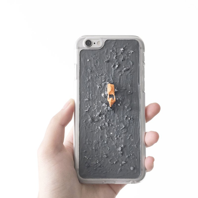 老汉推车手绘手机壳/iphone 6,6s/保护套/可定制/圣诞节礼物/可爱/立体/ - 手机壳/手机套 - 压克力 透明