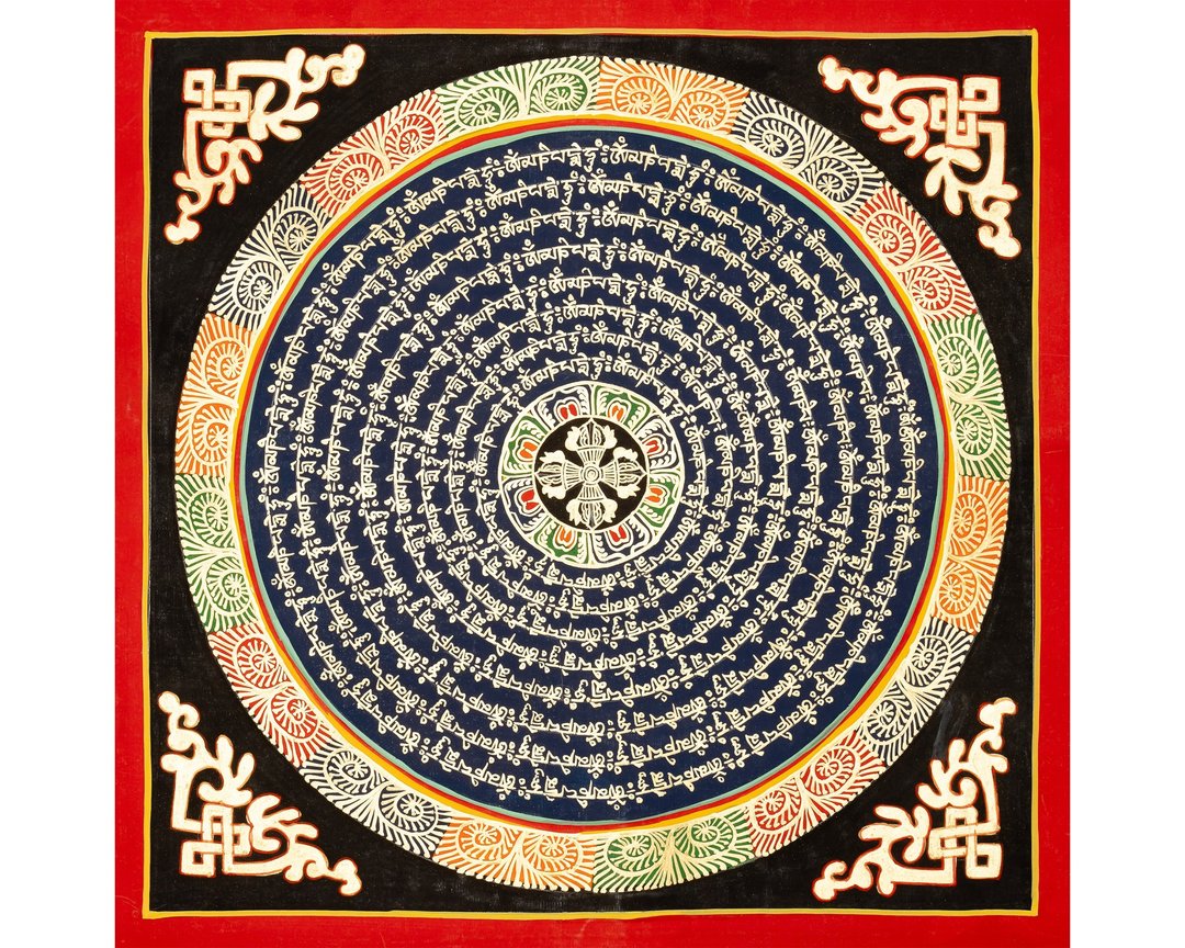 手工咒语曼陀罗唐卡——神圣设计中蕴含的觉悟之音 - 墙贴/壁贴 - 其他材质 多色