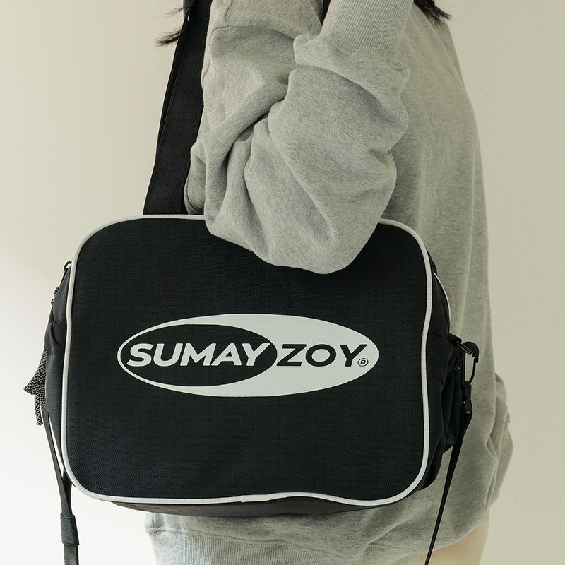 枕风系列 運動健身收纳斜挎包 手提包/手挽包/側背包/单肩包 黑色 - 零钱包 - 聚酯纤维 黑色