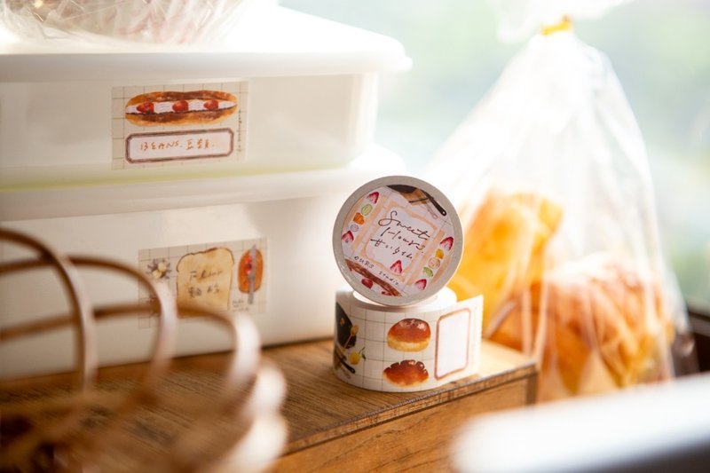 甜美时刻 卷式便条纸 - 纸胶带 - 纸 红色