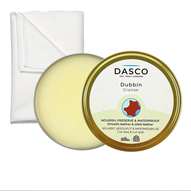 英国伯爵DASCO 皮革防水保养油 100ml 附擦拭布 鞋油 皮革油 - 鞋垫/周边 - 其他材质 