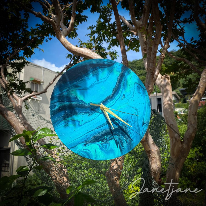 微醺艺术 | 静守时光时钟流体画体验 |  平日固定班 - 插画/绘画/写字 - 棉．麻 