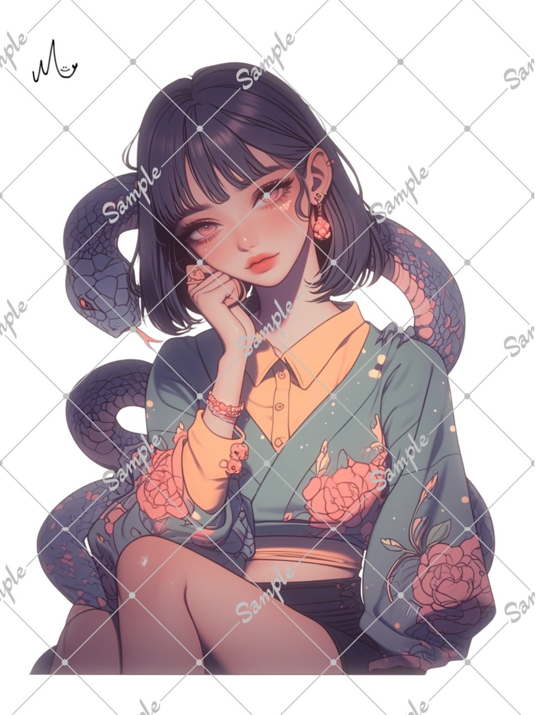 原创人物贴纸 - 贴纸 - 纸 
