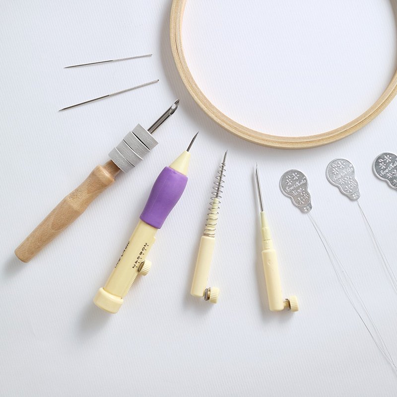 【俄罗斯刺绣】新手必备工具(全). 用一支笔刺绣 - 编织/刺绣/羊毛毡/裁缝 - 其他材质 卡其色