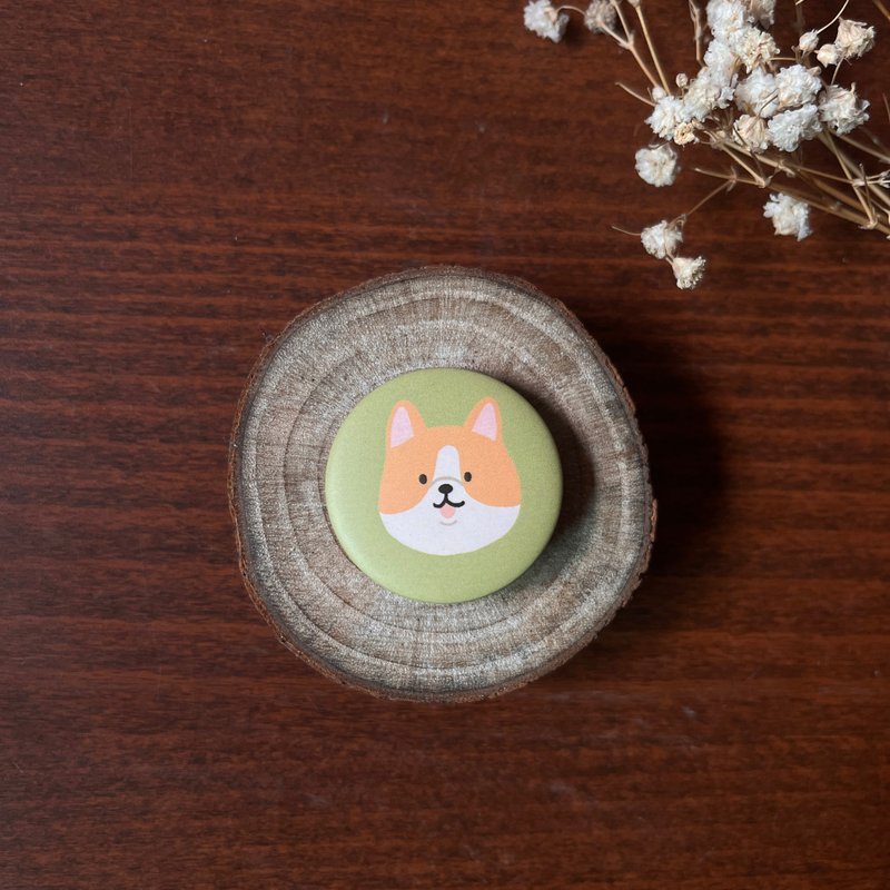 柯基小徽章 - 其他 - 塑料 绿色