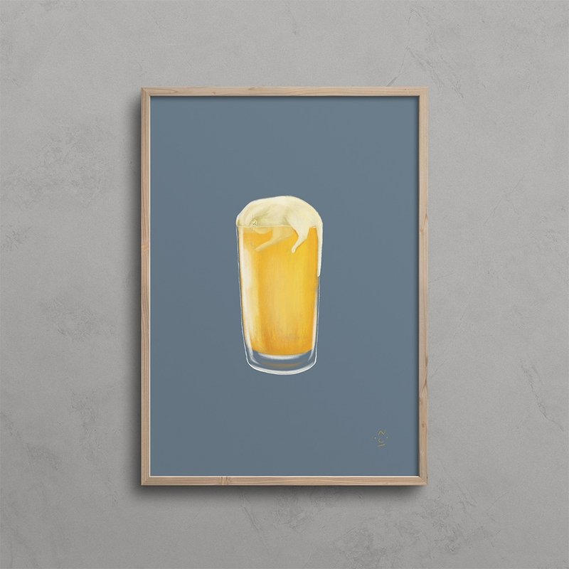 【装饰画】来杯啤酒吧 - 海报/装饰画/版画 - 纸 