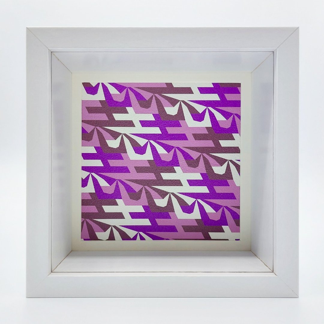 志字连续图纹 影箱立体装饰画 - 海报/装饰画/版画 - 木头 