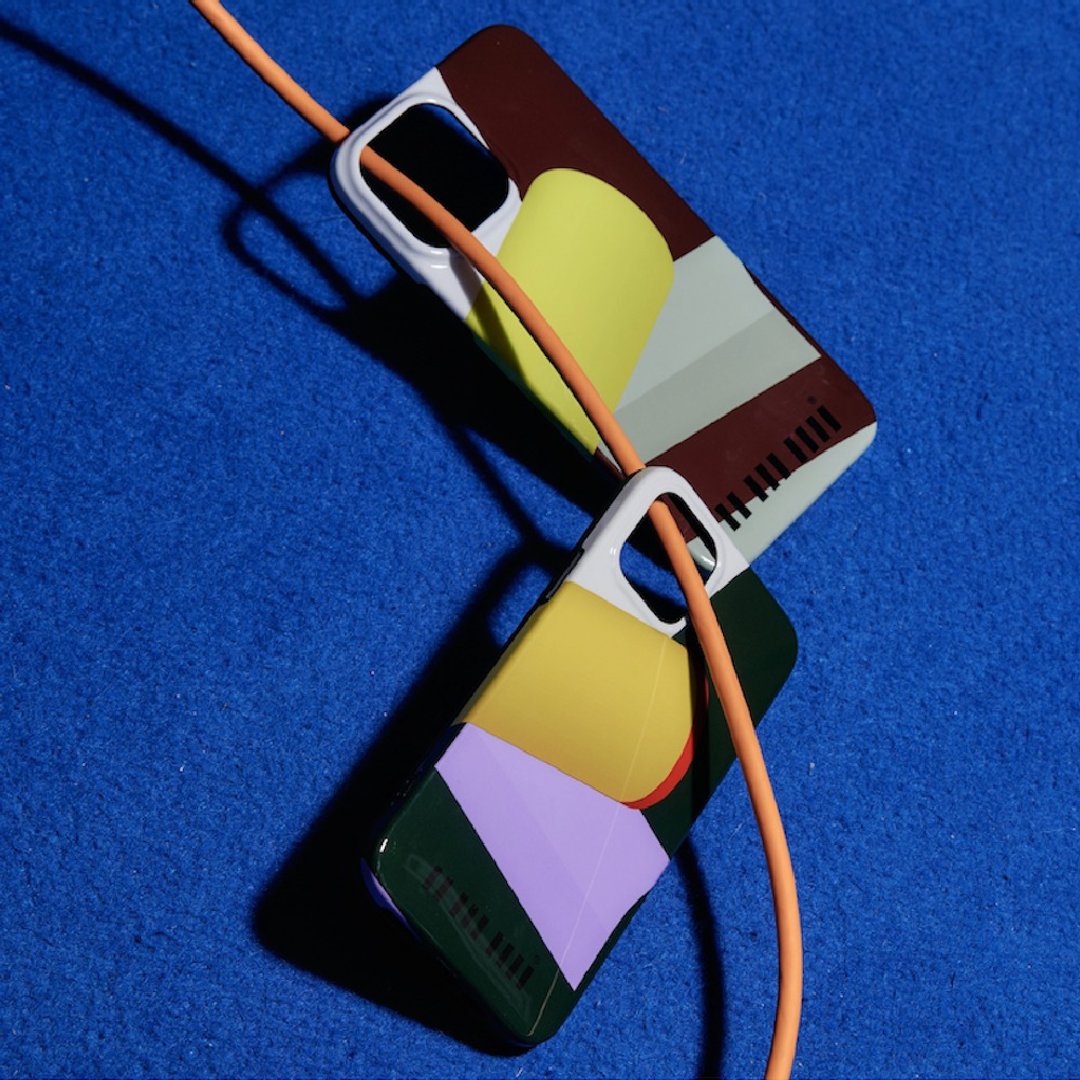 二川井 Capsule Collection 拼接幾何手机壳 iPhone - 手机壳/手机套 - 环保材料 