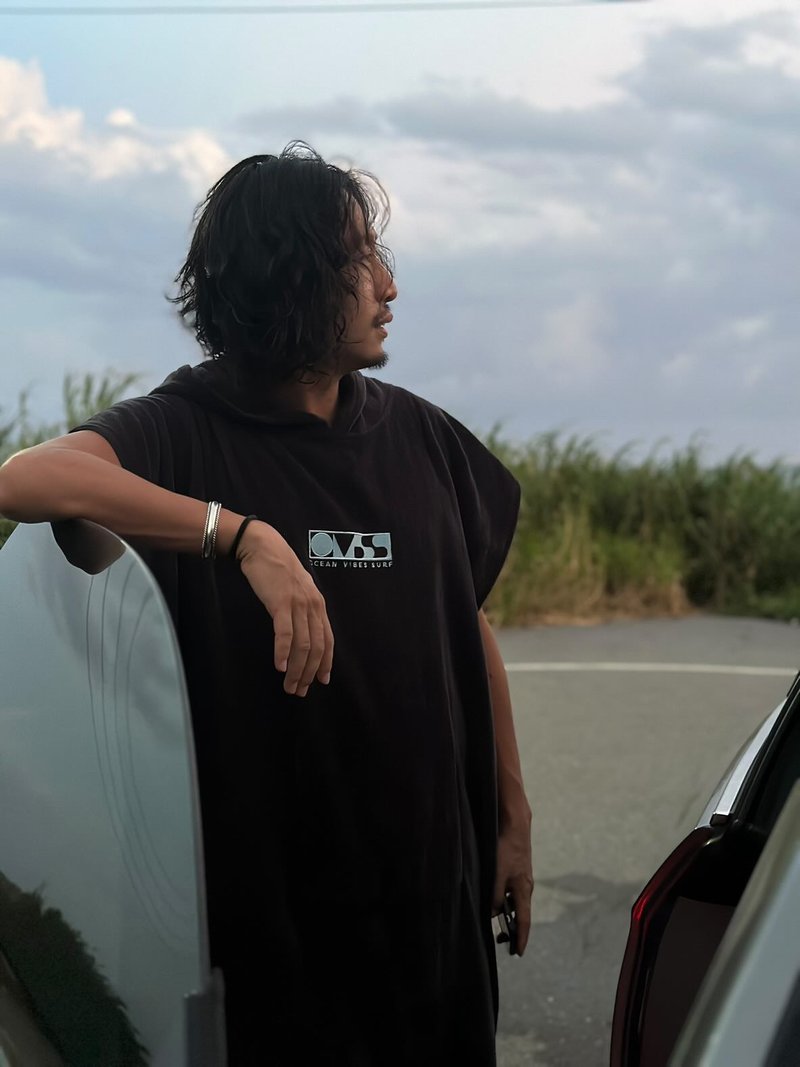 OVSS the Element Poncho 冲浪 自潜 立桨 毛巾衣 - 运动配件 - 棉．麻 灰色