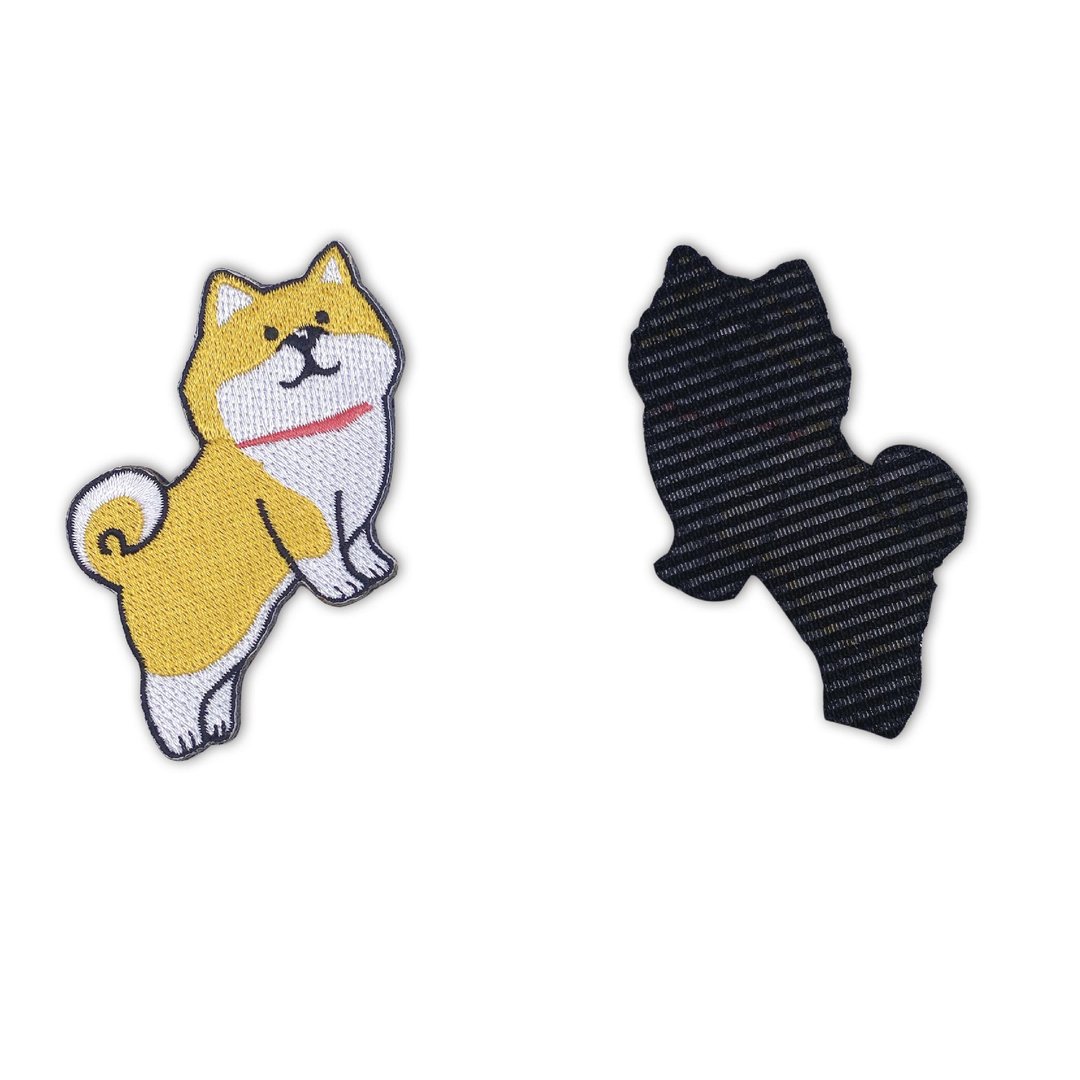 JzFun / 微笑柴犬 刺绣无痕浏海贴片 - 其他 - 绣线 多色