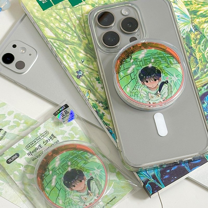 凸面镜 MagSafe Pop Grip - 手机配件 - 压克力 绿色