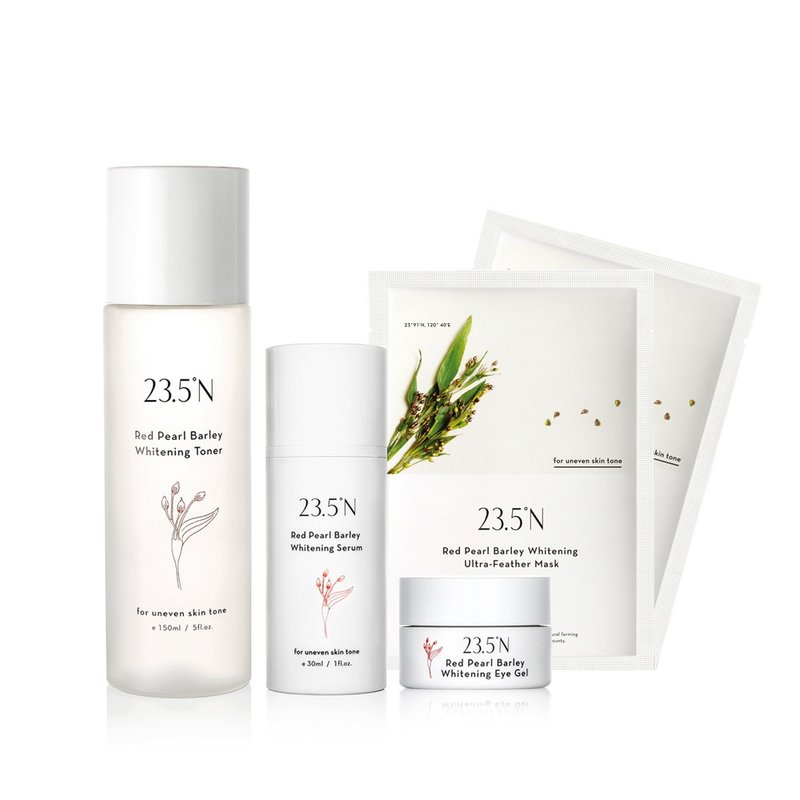 Goody Bag - 红薏仁福袋组(化妆水+精华液+眼胶+面膜2片) - 手足保养 - 其他材质 红色