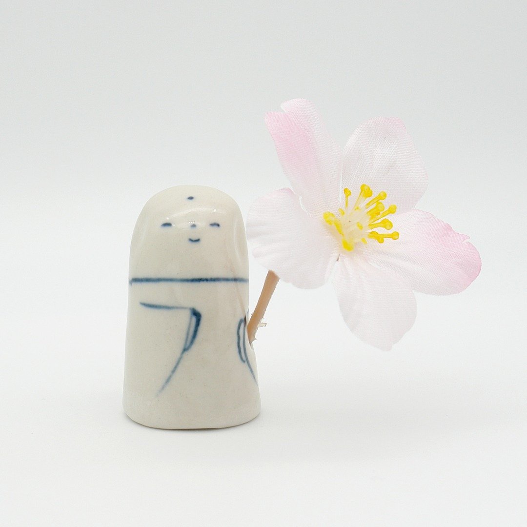 地藏花瓶 - 摆饰 - 瓷 白色