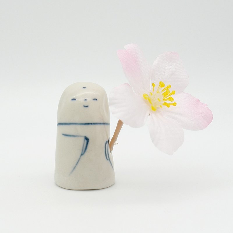 地藏花瓶 - 摆饰 - 瓷 白色
