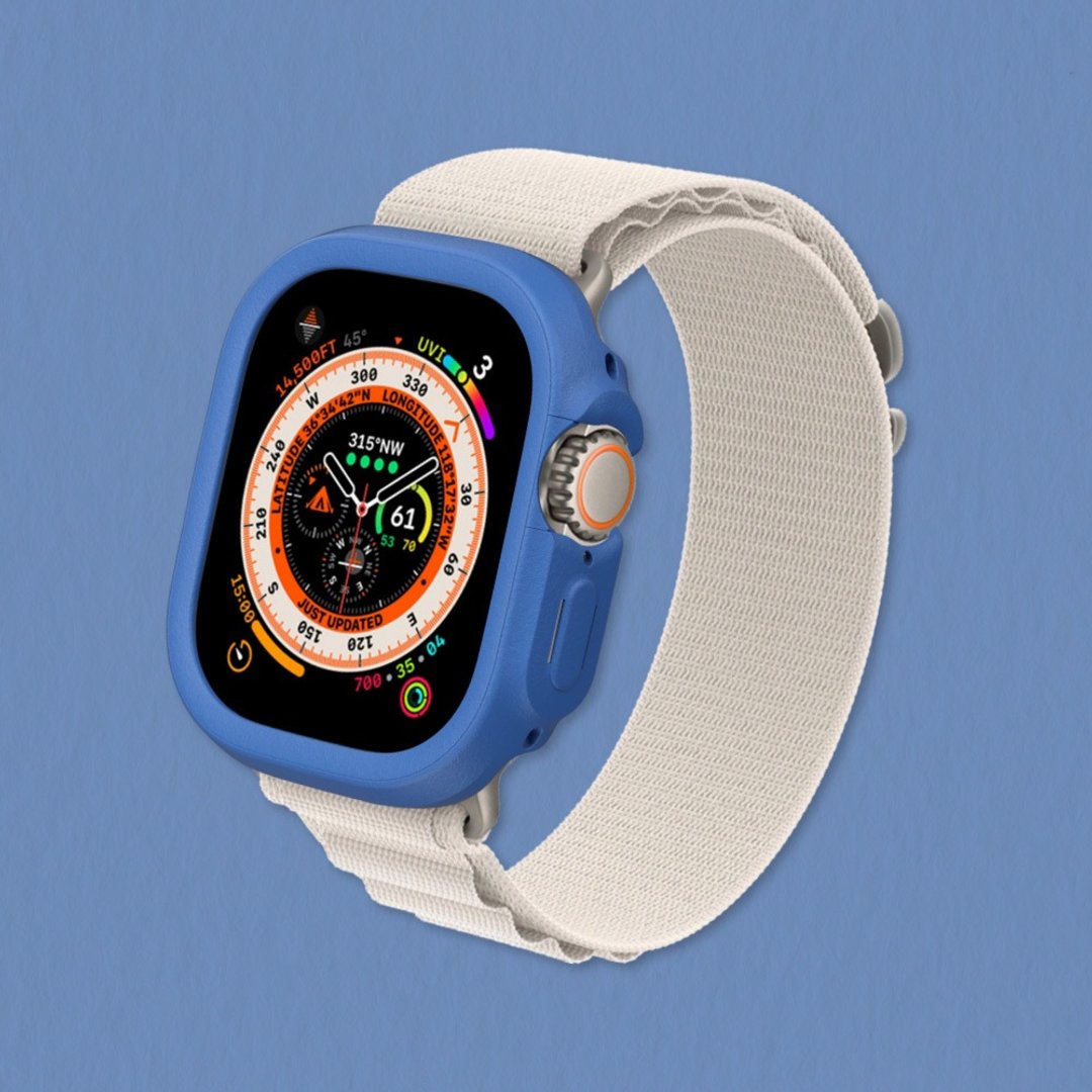 Apple Watch Ultra/Ultra 2/Ultra 3 边框保护壳-钴蓝 - 数码小物 - 其他材质 蓝色