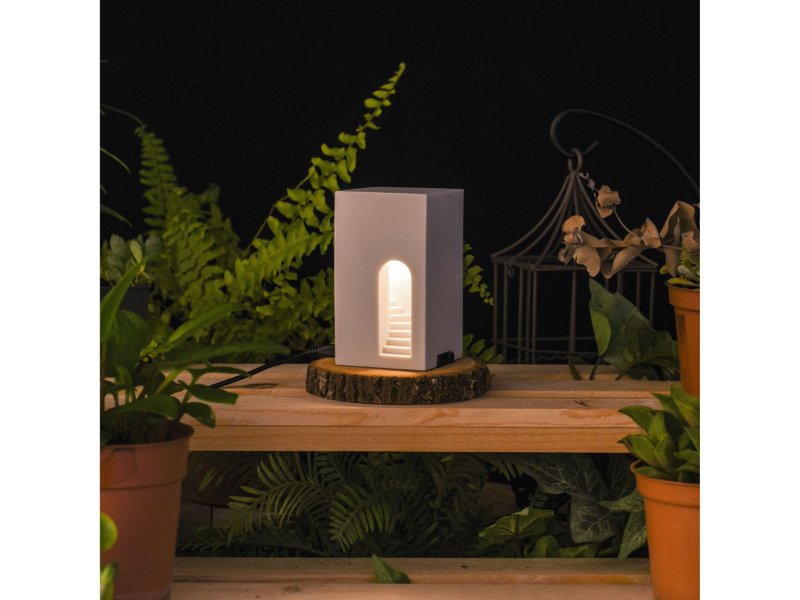 梦径人造石回旋阶梯灯 | 夜灯、居家、礼物 - 灯具/灯饰 - 其他材质 灰色