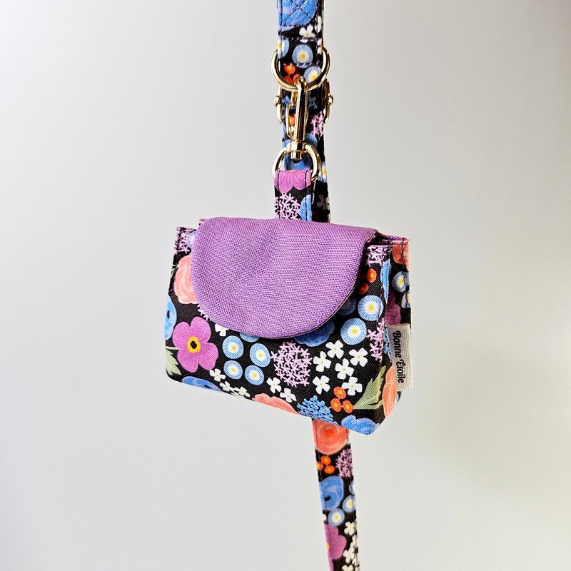 棒棒糖乐园 |带有图案的织物狗屎袋收纳袋 - 外出包 - 棉．麻 白色