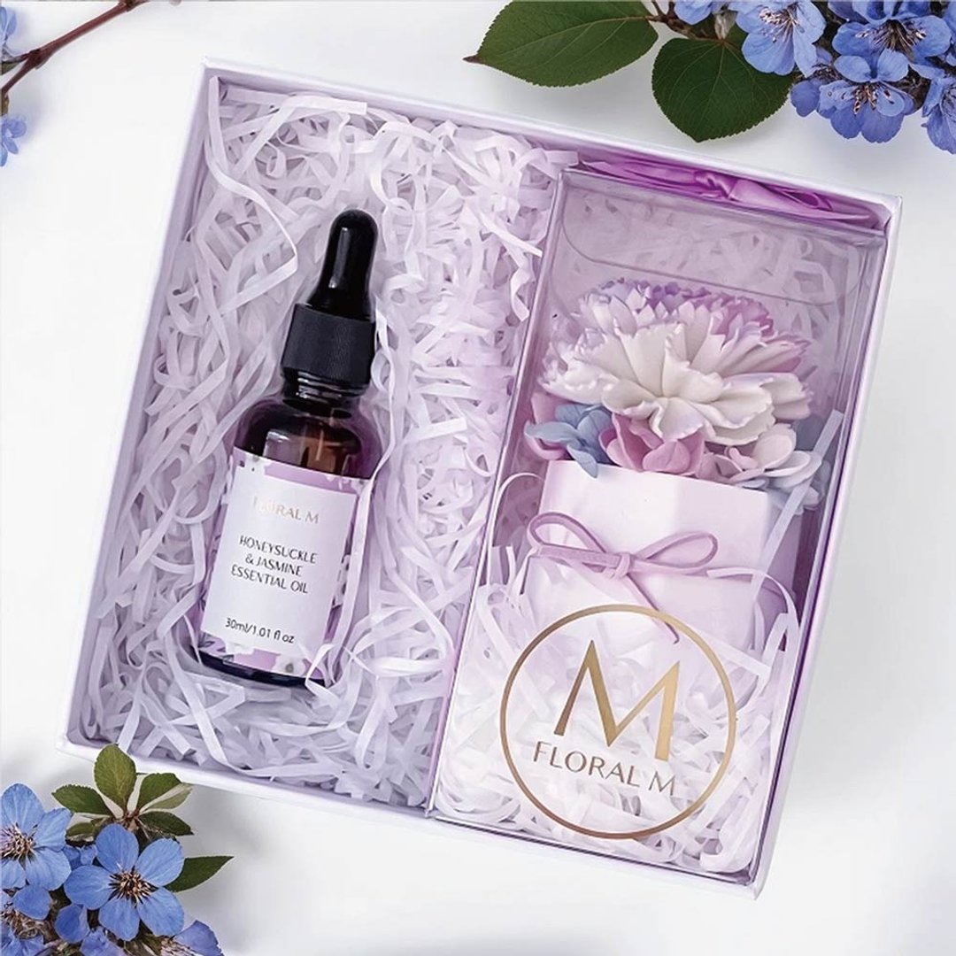 浪漫女神花园香氛扩香礼盒 (含 30ml 香氛油) - 香薰/精油/线香 - 植物．花 多色