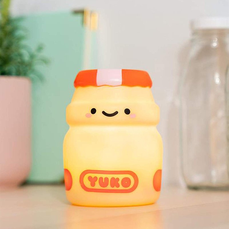 Yuko 养乐多宝宝疗愈小夜灯 - 灯具/灯饰 - 硅胶 黄色